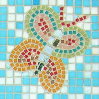 Butterfly on Mosaic