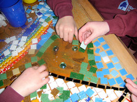 Blackwell First School Hall Mosaic Blackwell First School Hall Mosaic