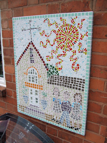 Exterior Mosaic at Blackwell First School