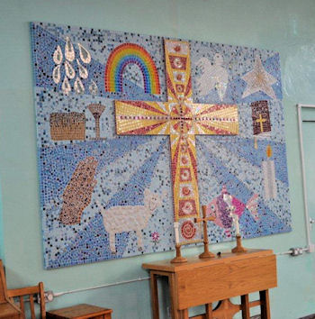 Hall Mosaic for St Laurence Church Infant School