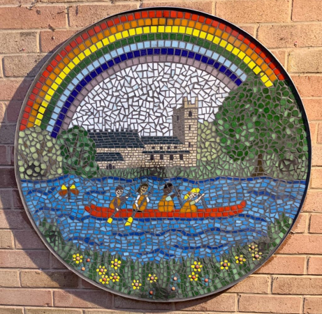 fladbury school mosaic jackie nash