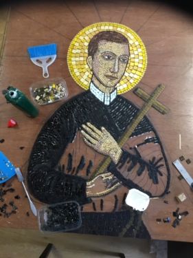 St Gerards School mosaics designs